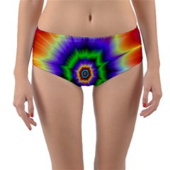 Psychedelic Big Bang Reversible Mid-waist Bikini Bottoms by Filthyphil