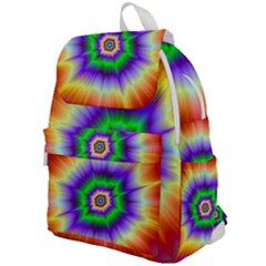 Psychedelic Big Bang Top Flap Backpack by Filthyphil