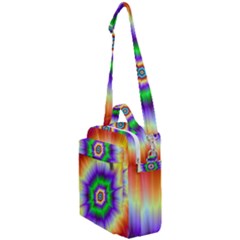 Psychedelic Big Bang Crossbody Day Bag by Filthyphil