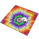 Psychedelic Explosion Wooden Puzzle Square View2