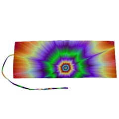 Psychedelic Explosion Roll Up Canvas Pencil Holder (s) by Filthyphil
