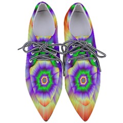 Psychedelic Big Bang Pointed Oxford Shoes by Filthyphil