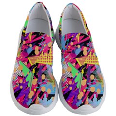 Psychedelic Geometry Women s Lightweight Slip Ons by Filthyphil