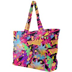 Psychedelic Geometry Simple Shoulder Bag by Filthyphil