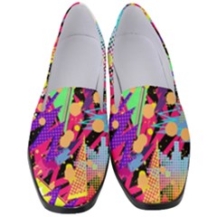 Psychedelic Geometry Women s Classic Loafer Heels