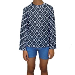 Anchors  Kids  Long Sleeve Swimwear