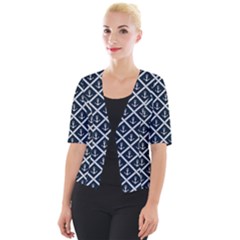 Anchors  Cropped Button Cardigan