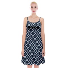 Anchors  Spaghetti Strap Velvet Dress