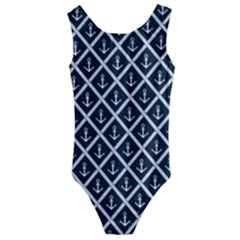 Anchors  Kids  Cut-out Back One Piece Swimsuit