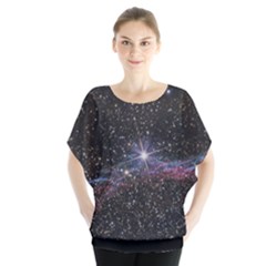 Ngc6960 Batwing Chiffon Blouse