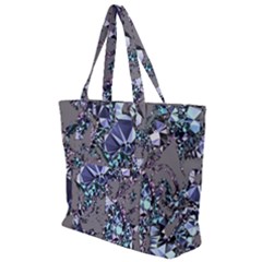 Crystal Puke Zip Up Canvas Bag by MRNStudios