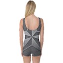 Star Grey One Piece Boyleg Swimsuit View2