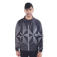 Star Grey Men s Windbreaker by HermanTelo