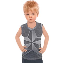 Star Grey Kids  Sport Tank Top