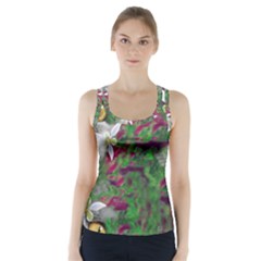 Illustrations Color Cat Flower Abstract Textures Racer Back Sports Top by Alisyart