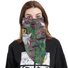 Illustrations Color Cat Flower Abstract Textures Face Covering Bandana (triangle)