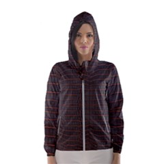 Chestnut Nile Crocodile Skin Women s Hooded Windbreaker by LoolyElzayat