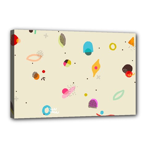 Dots, Spots, And Whatnot Canvas 18  X 12  (stretched) by andStretch