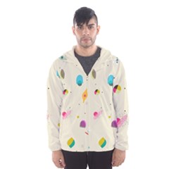 Dots, Spots, And Whatnot Men s Hooded Windbreaker by andStretch