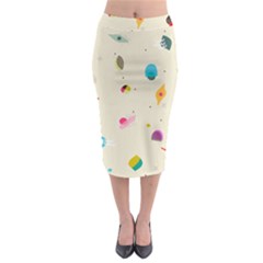 Dots, Spots, And Whatnot Midi Pencil Skirt