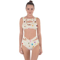 Dots, Spots, And Whatnot Bandaged Up Bikini Set  by andStretch