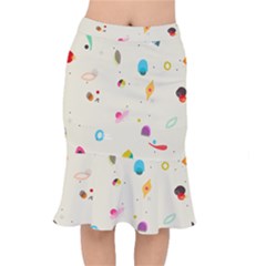 Dots, Spots, And Whatnot Short Mermaid Skirt