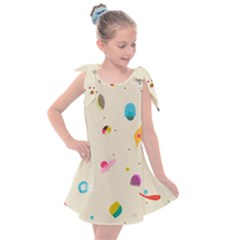 Dots, Spots, And Whatnot Kids  Tie Up Tunic Dress by andStretch