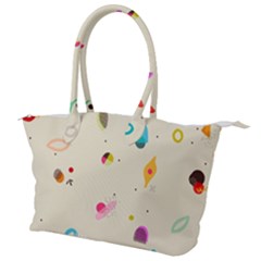 Dots, Spots, And Whatnot Canvas Shoulder Bag by andStretch