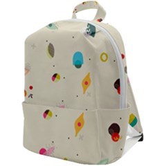 Dots, Spots, And Whatnot Zip Up Backpack by andStretch