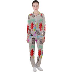 Scandinavian Foliage Fun Casual Jacket And Pants Set by andStretch