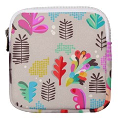 Scandinavian Foliage Fun Mini Square Pouch by andStretch