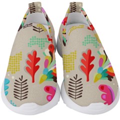 Scandinavian Foliage Fun Kids  Slip On Sneakers by andStretch