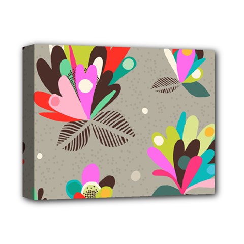 Scandinavian Flower Shower Deluxe Canvas 14  X 11  (stretched) by andStretch