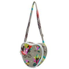 Scandinavian Flower Shower Heart Shoulder Bag by andStretch