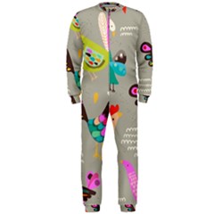 Scandinavian Birds Feather Weather Onepiece Jumpsuit (men)  by andStretch