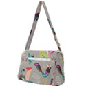 Scandinavian Birds Feather Weather Front Pocket Crossbody Bag View2