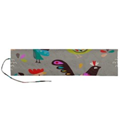 Scandinavian Birds Feather Weather Roll Up Canvas Pencil Holder (l) by andStretch