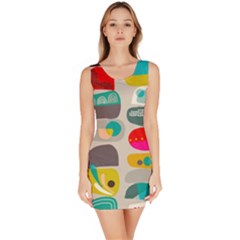 Scandinavian Balancing Act Bodycon Dress by andStretch