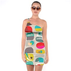 Scandinavian Balancing Act One Soulder Bodycon Dress