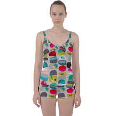 Scandinavian Balancing Act Tie Front Two Piece Tankini