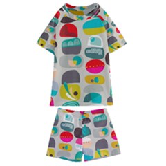 Scandinavian Balancing Act Kids  Swim Tee and Shorts Set