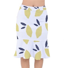 Laser Lemons Short Mermaid Skirt