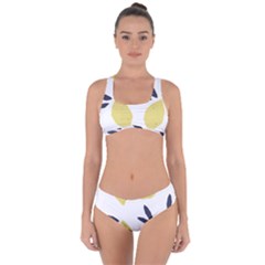 Laser Lemons Criss Cross Bikini Set by andStretch