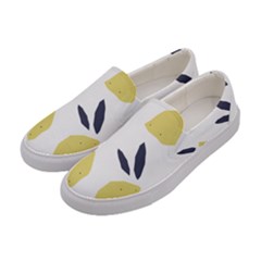 Laser Lemons Women s Canvas Slip Ons by andStretch