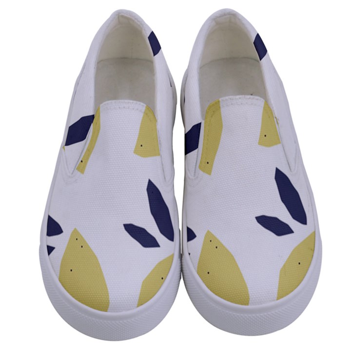 Laser Lemons Kids  Canvas Slip Ons