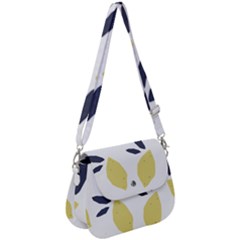 Laser Lemons Saddle Handbag by andStretch