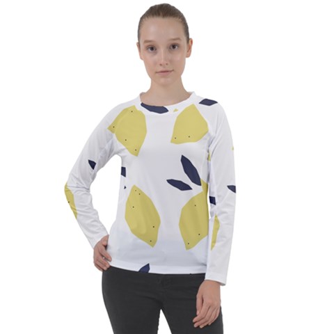 Laser Lemons Women s Long Sleeve Raglan Tee by andStretch