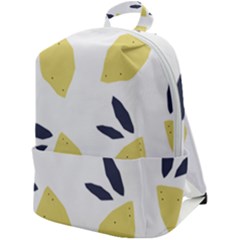 Laser Lemons Zip Up Backpack by andStretch