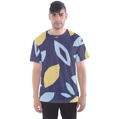 Laser Lemon Navy Men s Sport Mesh Tee by andStretch