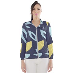 Laser Lemon Navy Women s Windbreaker by andStretch